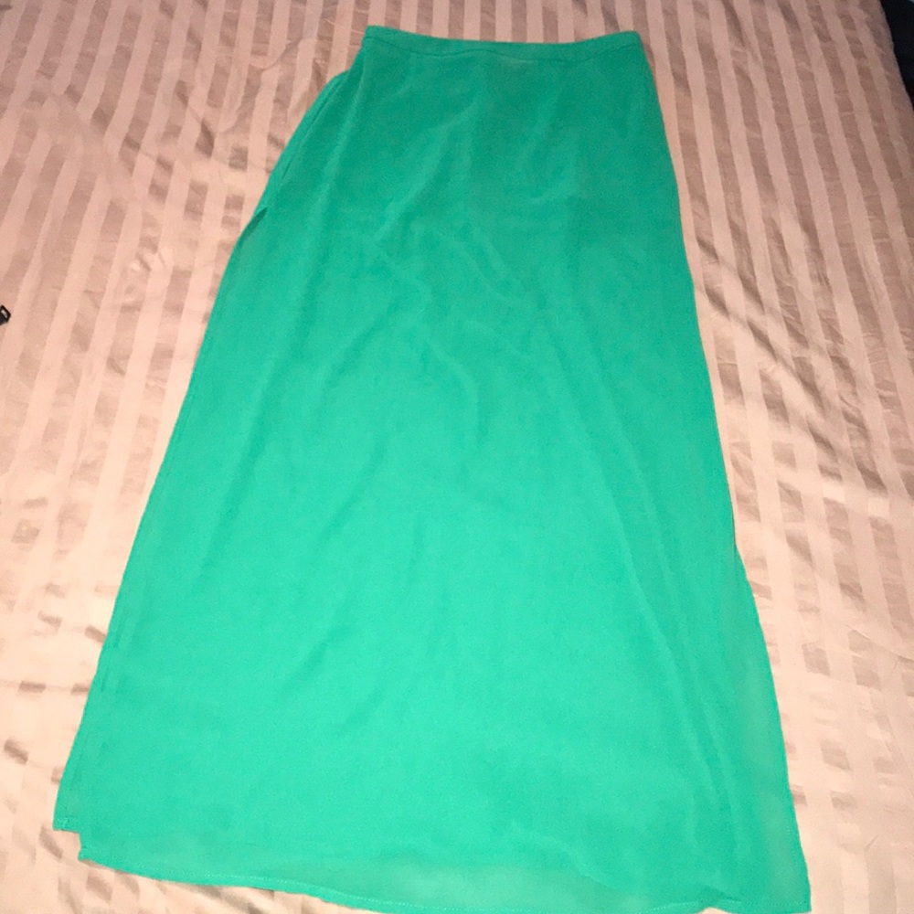 Layered  sheer skirt